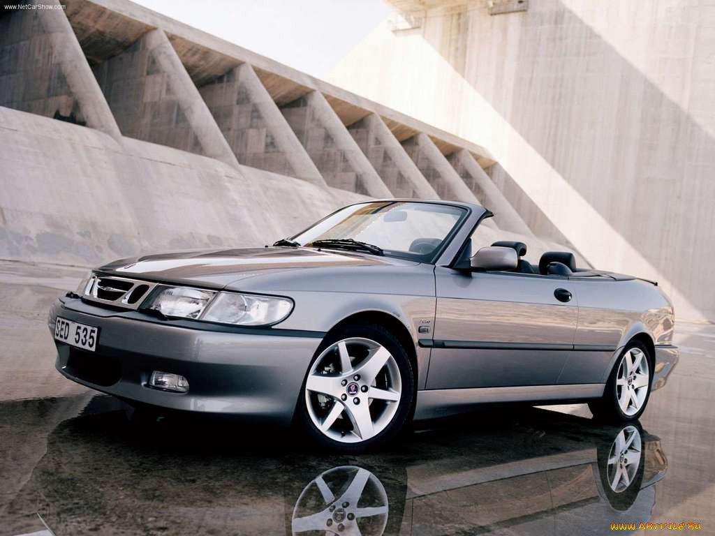 saab, aero, convertible, 2002, 